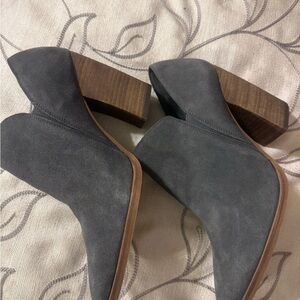 Vince Camuto Charcoal Suede Ankle Booties